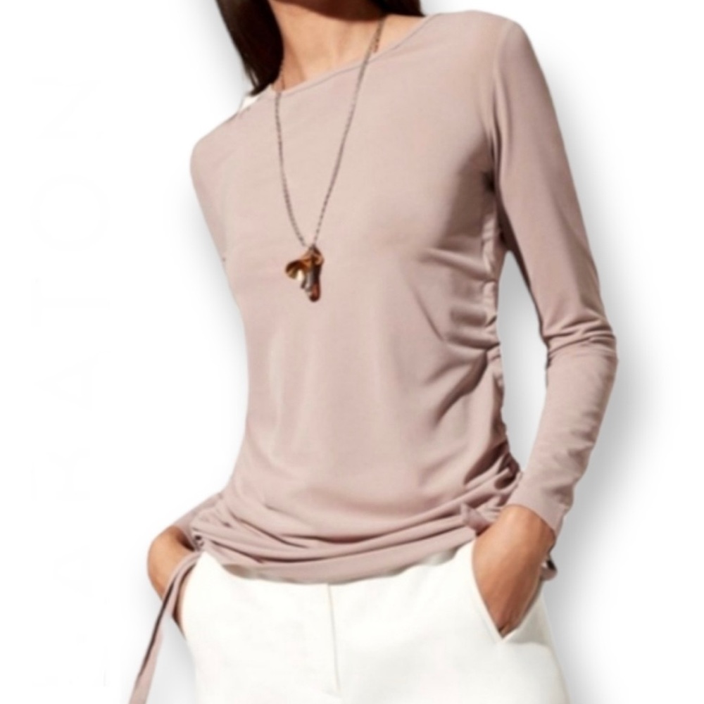 Aritzia Babaton Mauve Long Sleeve Blouse